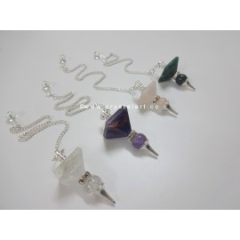 Mix Gemstone 2 Piece Pendulum