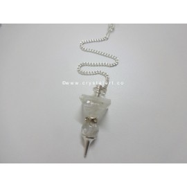 Crystal Quartz 2 Piece Pendulum