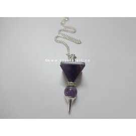 Amethyst Agate 2 Piece Pendulum