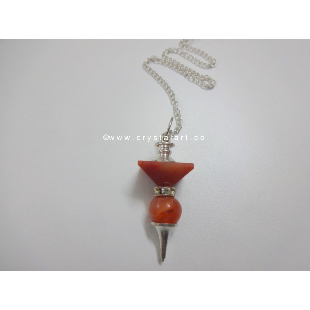 Red Carnelian 2 Piece Pendulum