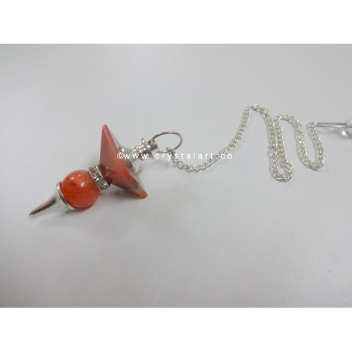 Red Carnelian 2 Piece Pendulum