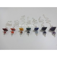 7 Chakra 2 Piece Pendulum set