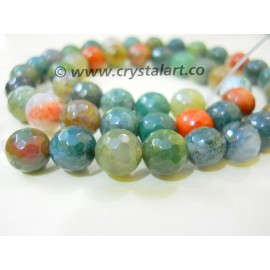 Indian Agate Faceted 36 Beads of Strings