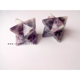 Brazilian Amethyst Big Size Merkaba Star