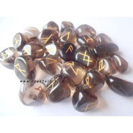 Smokey Quartz Rune Set