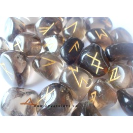 Smokey Quartz Rune Set