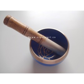 7 Chakra Sanskrit Vishuddha Symbol Tibetan Singing Bowl