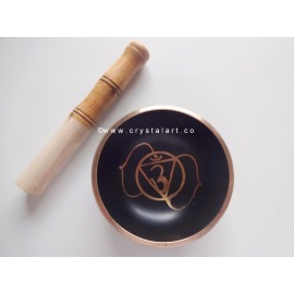 7 Chakra Sanskrit Ajna Symbol Tibetan Singing Bowl