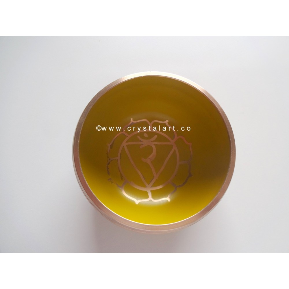 7 Chakra Sanskrit Manipura Symbol Tibetan Singing Bowl