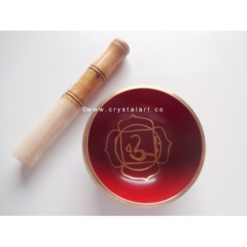 7 Chakra Sanskrit Muladhara Symbol Tibetan Singing Bowl