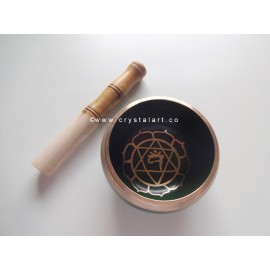 7 Chakra Sanskrit Anahata Symbol Tibetan Singing Bowl