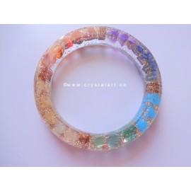 7 Chakra Orgonite Bangles