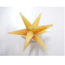 Yellow Aventurine 12 Point Merkaba Star