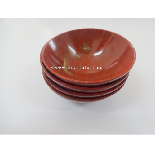 Red Jasper 3'' Agate Bowl