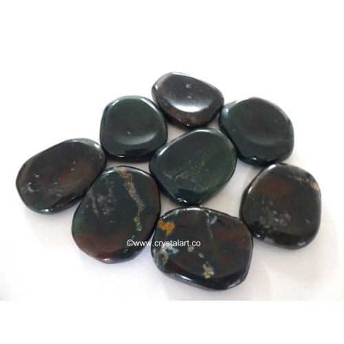 Bloodstone Uneven Worry Stones