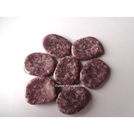 Lepidolite Uneven Worry Stones