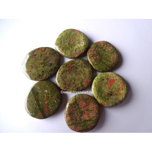 Unakite Uneven Worry Stones