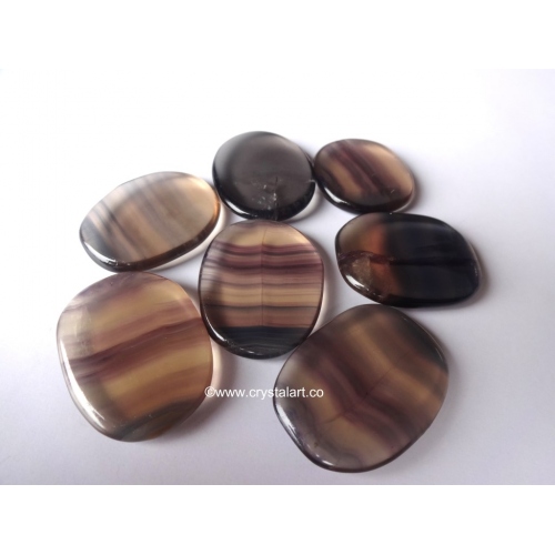 Multy Fluorite Uneven Shape Palm Stones
