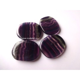 Multy Fluorite Uneven Worry Stones