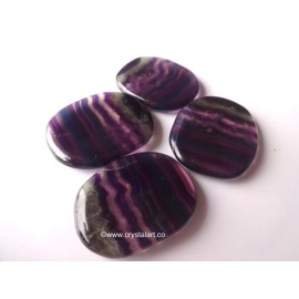 Multy Fluorite Uneven Worry Stones