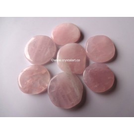 Rose Quartz Uneven Worry Stones