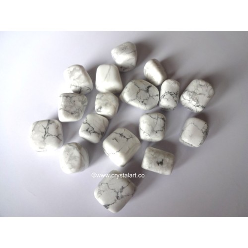 Howlite Tumbled Pebbles Stone