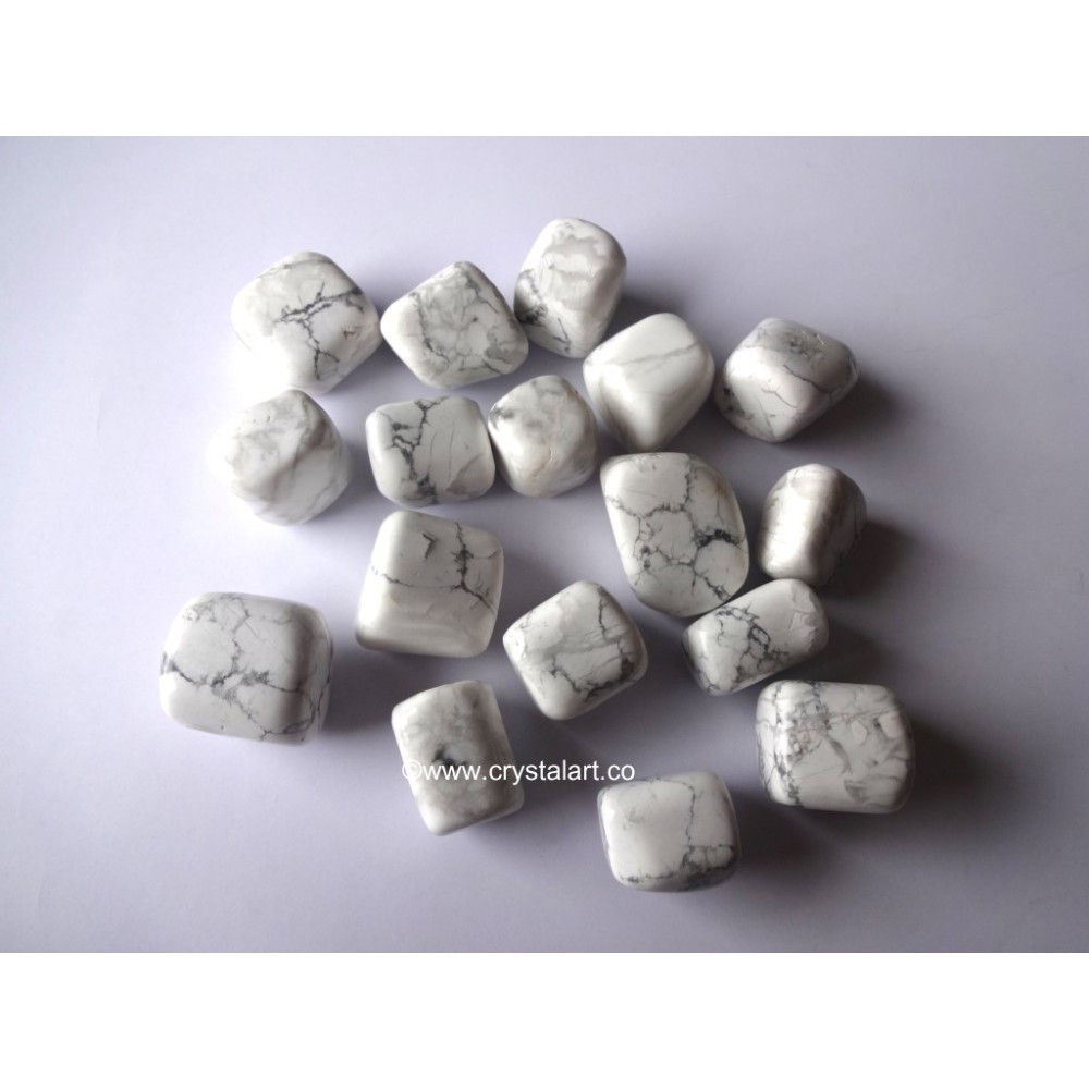 Howlite Tumbled Pebbles Stone