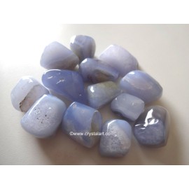 Blue Lace Agate Tumbled Pebbles Stone