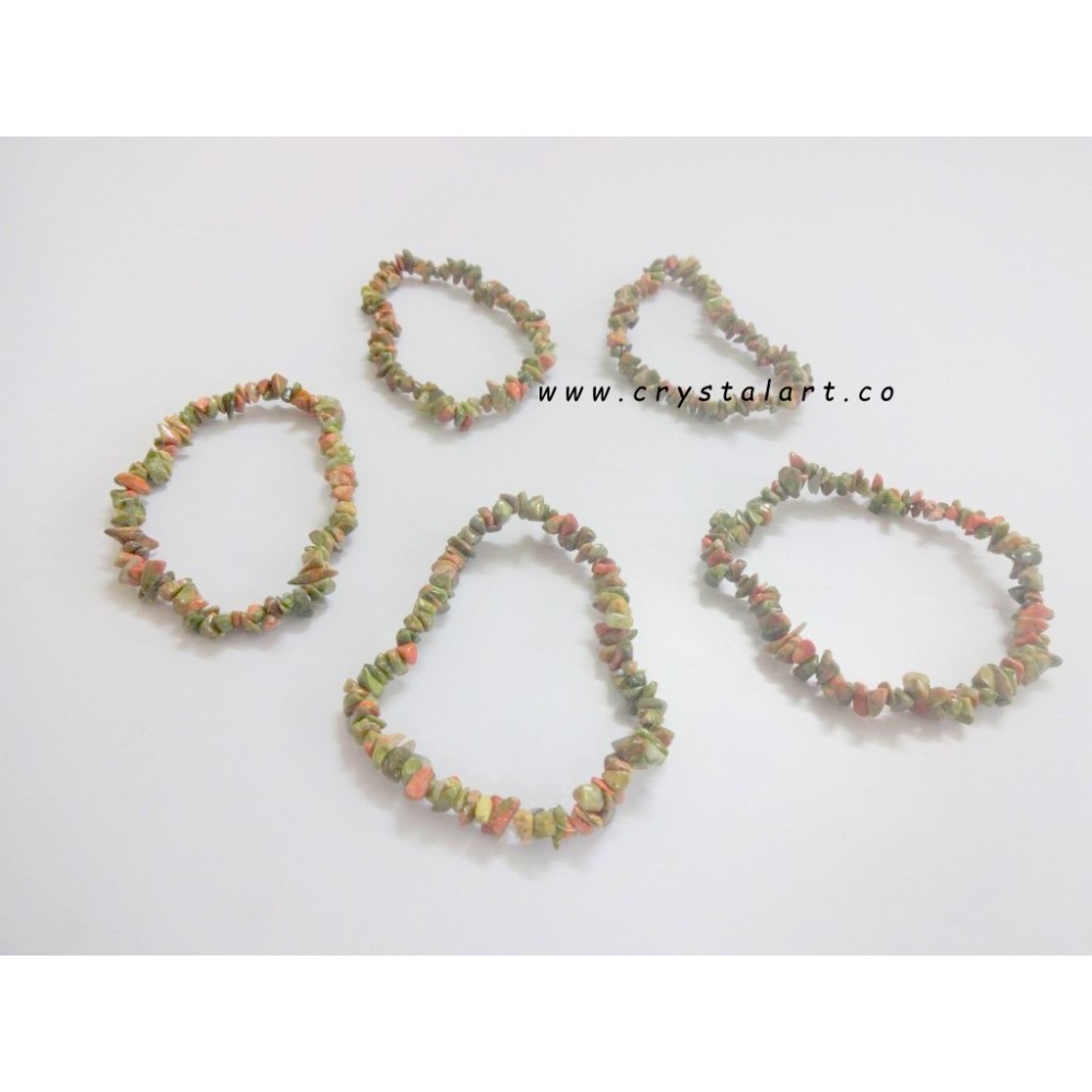 Unakite Chips Bracelets