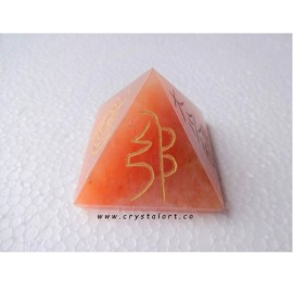 RED AVENTURINE USUI REIKI PYRAMIDS