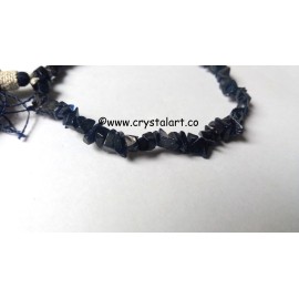 Blue goldstone with tassel chips bracelets