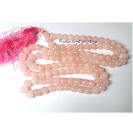 Rose quartz with tassel jap mala