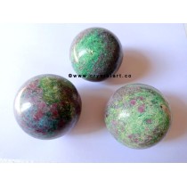 Ruby Fuchsite Spheres