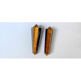 Tiger Eye Stone 2 Inch Loose Double Terminated Points