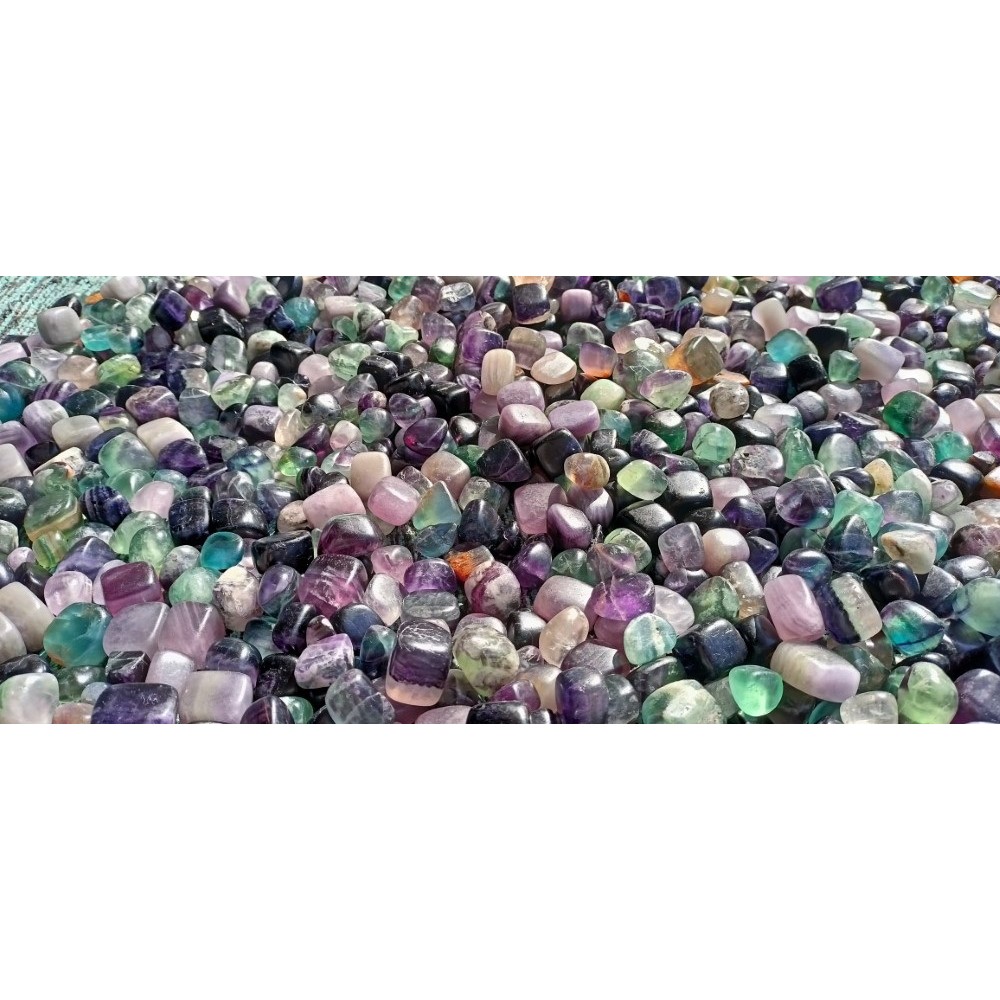 Multy Fluorite Tumbled Stones