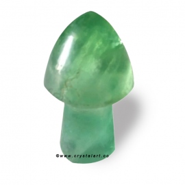 Green Fluorite Stone 2 Inch Healing Stone Mashroom