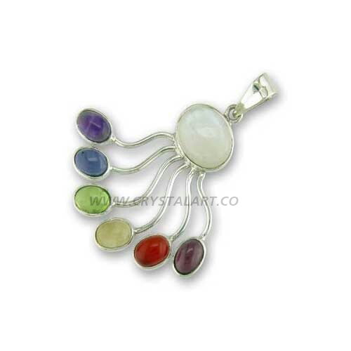 Chakra Layers 925 Silver Pendant