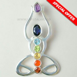 Chakra Angel 925 Silver Pendants