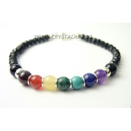 Round Beads Chakra Bracelet