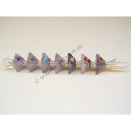 Gemstone Chakra Stepped Pyramid Healing Sticks