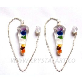 Chakra Chips Orgone Pendulum