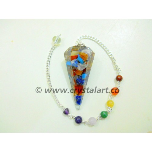 Orgone Chakra Chain Pendulum