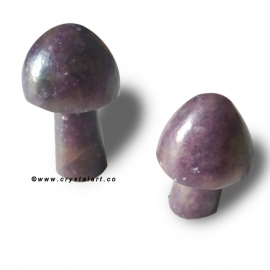 Lepidolite Stone 2 Inch Healing Stone Mashroom