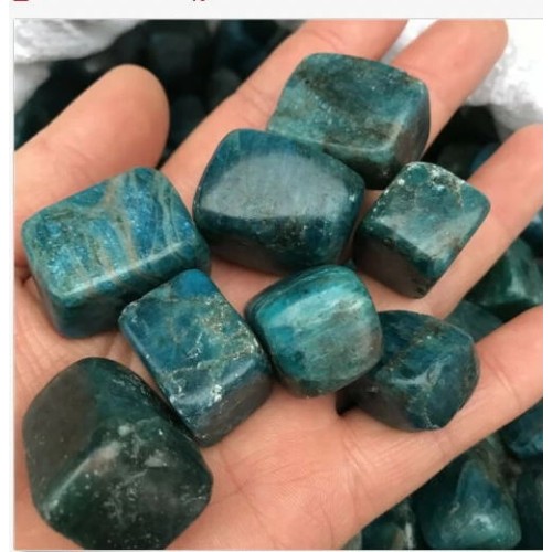 Blue Apatite Tumbled Stones