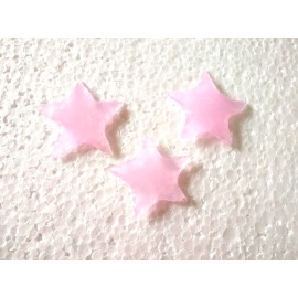 Rose Quartz Handmade Carving Star 30 mm