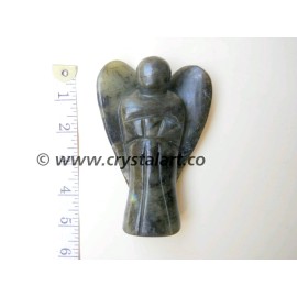 Labradorite Big Size Carved Angel