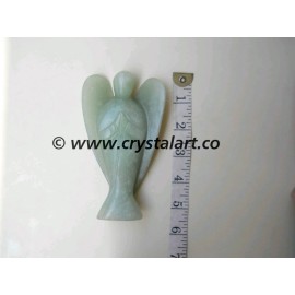 Green Aventurine Extra Large Carved Angel