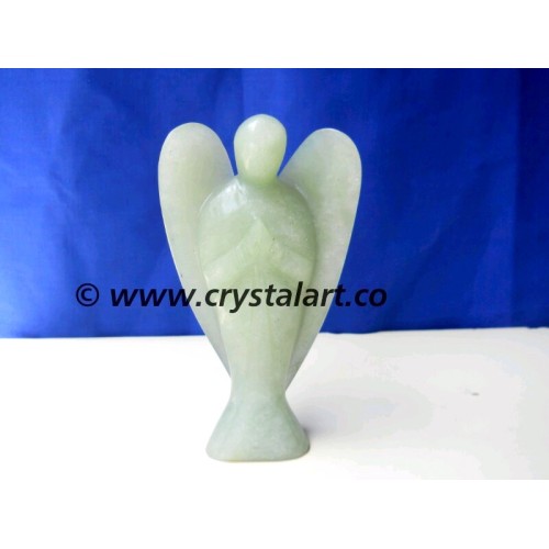 Green Aventurine Extra Large Carved Angel