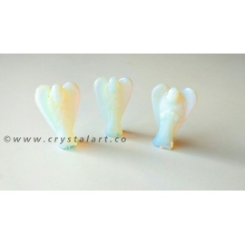 Opalite Carving 2 Inch Angels