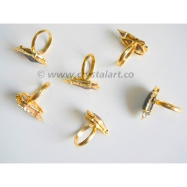 Electroplated Arrowheads Finger Ring